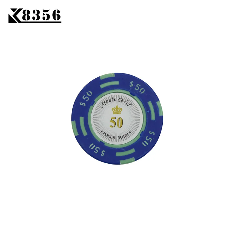 K8356 25 шт./лот 14 г двойной цвет USD фильм глина Texas Hold'em Чип Покер игральные карты Фишки маджонг баккара монета баккара фишки