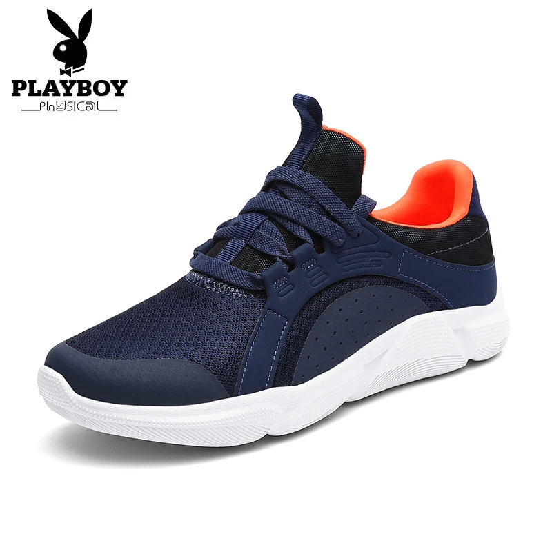 

PLAYBOY 2019 New Spring And Autumn Classic Men'S Shoes Low-Cut Flyweather Men'S Fashion Low To Help Fashion Men Casual Shoes