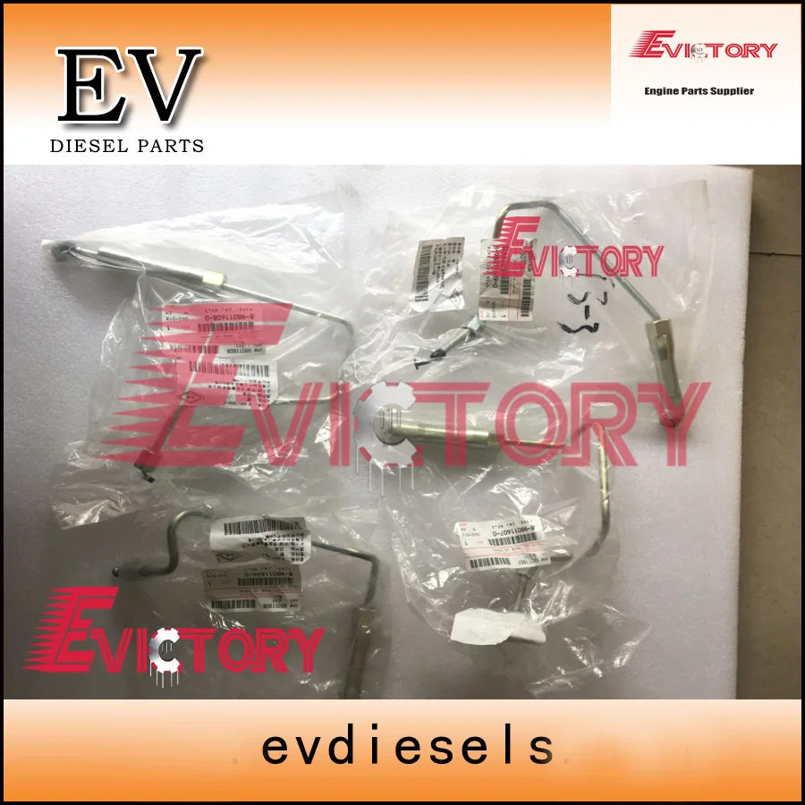 

Full set for Isuzu 4JJ1 4JJ1X GJ-4JJ1X AJ-4JJ1X injector pipe 1PC