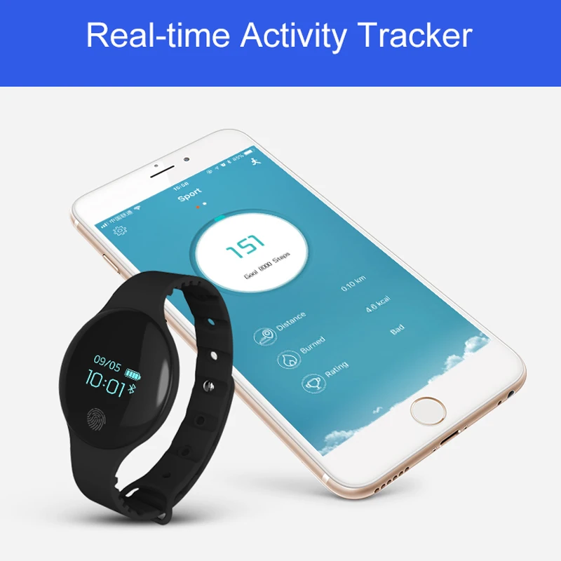 AEZEO Fitness Tracker Smart Bracelet Sleep Intelligent remote camera waterproof Watch Activity for sport | Электроника