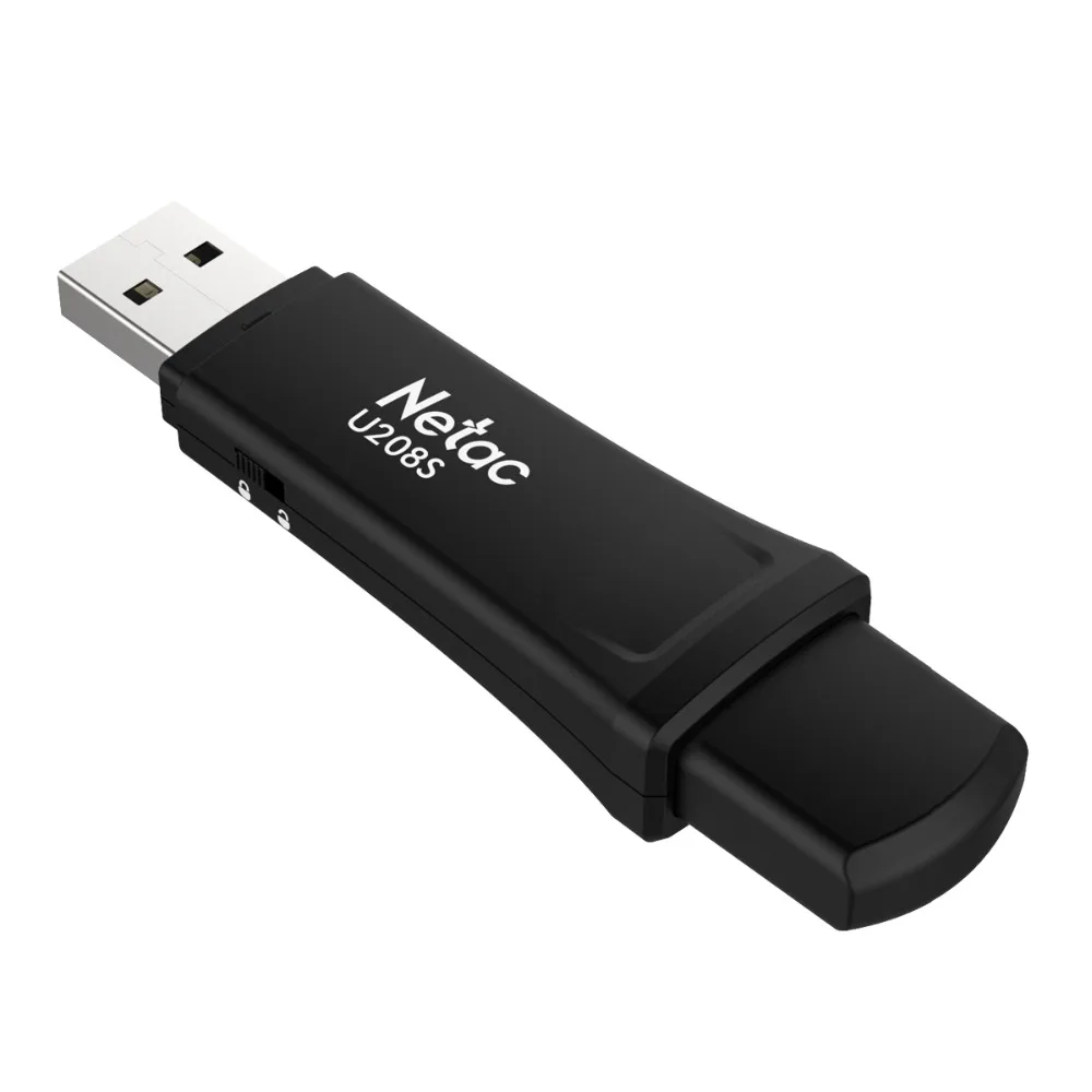 Netac u208s USB 2.0 Flash Drive Аппаратные средства защиты от записи накопитель 32 ГБ 16 8 Memory Stick U