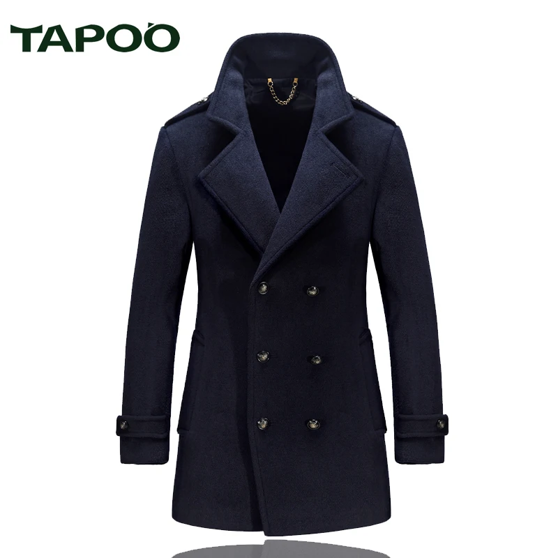 Мужская шерстяная ветровка с воротником на осень и зиму|wool men coat|wool coat menmen wool |
