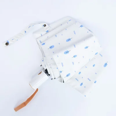 pattern B Защита от солнца, дождя, женские зонты, анти-УФ, складной зонтик, женский, ветрозащитный, черное покрытие, женские Автоматические зонты, много рисунков на выбор - Цвет: pattern B