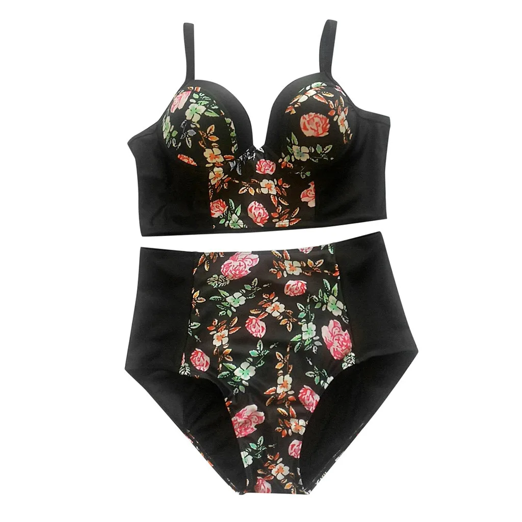 2019 сексуальный женский комплект бикини с рисунком в виде планшетов 5XL