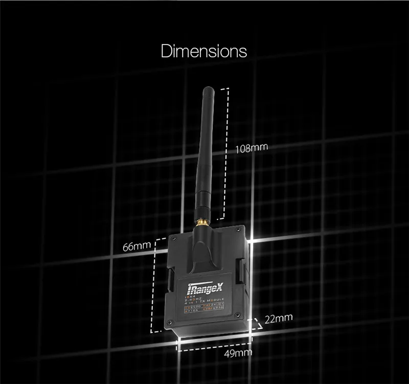 Новое поступление iRangeX IRX4 2,4G CC2500 NRF24L01 A7105 CTRF6936 4 в 1 Multiprotocol STM32 TX модуль с Чехол