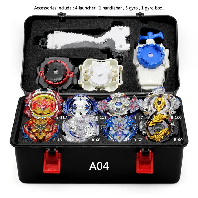 BeyBlade Burst B 128 Drain Launcher Fusion burst giroscopio Attack Pack bey blade игрушки для детей beyblade evolution|Волчки| |