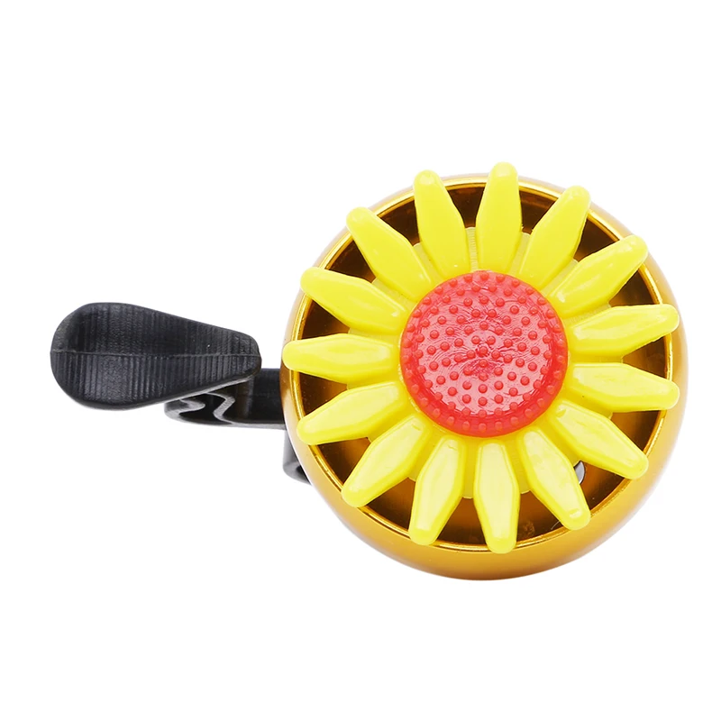 Bicycle Bell Bike Flower Ring Horn Bells Handlebar Ultra-loud Crisp Alarm Horns Metal Useful Safety | Спорт и развлечения