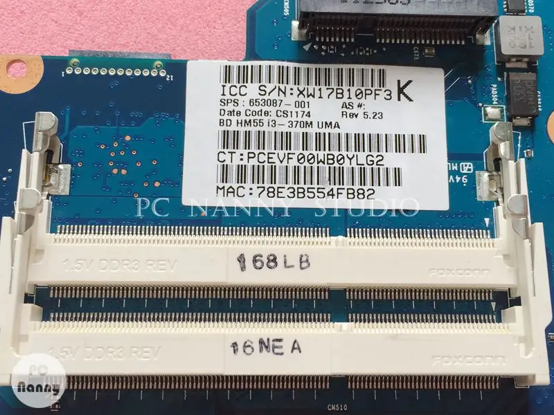PCNANNY 653087-001 6050A2450801 материнская плата для ноутбука HP Pavilion G6-1000 2 4 Ghz | Компьютеры и