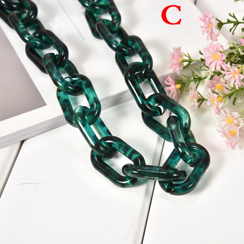 60 см DIY Смола сумка ремень акриловая женская сумка цепь для сумки через плечо Сумочка с пряжкой Ручка Diy Аксессуары для ремней на сумку