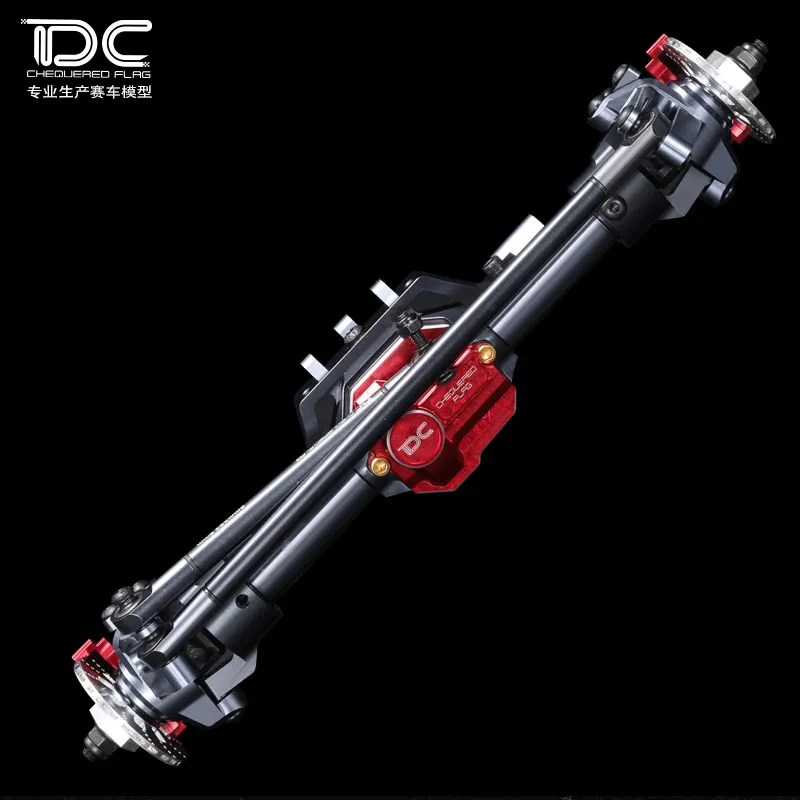 DC RC автомобиль CNC алюминиевая передняя ось в сборе для 1:10 Rock Crawler AXIAL SCX10 II I 90046 90028