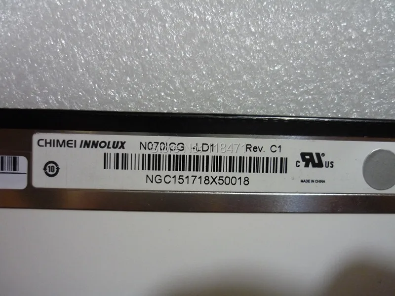 7 дюймов N070ICG LD1 IPS ЖК дисплей screen1280 * 800 дистанционного + HDMI VGA 2AV плата контроллера VS