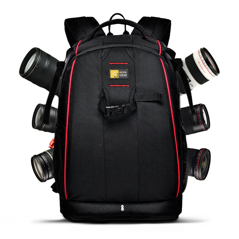 

wholesale NOVAGEAR 80404 big one Professional digital camera bag slr anti-theft camera backpack fashion