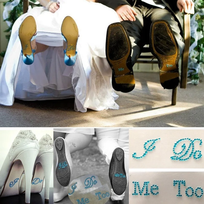 Стразы для свадебных торжеств I Do Me Too Blue Набор стикеров Аппликации что то