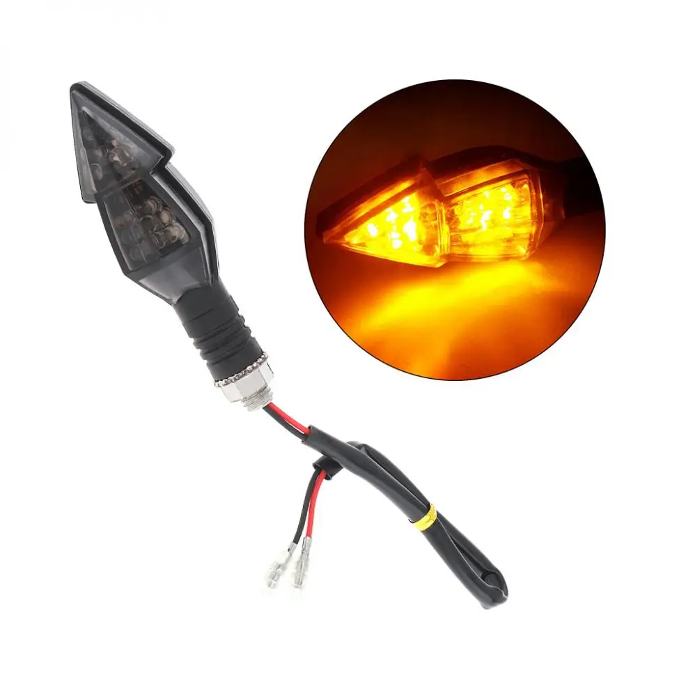 2 шт. 12V 0 6 W 3000K 14LED желтый Цвет мотоцикл вспышки двойной направление стрелки