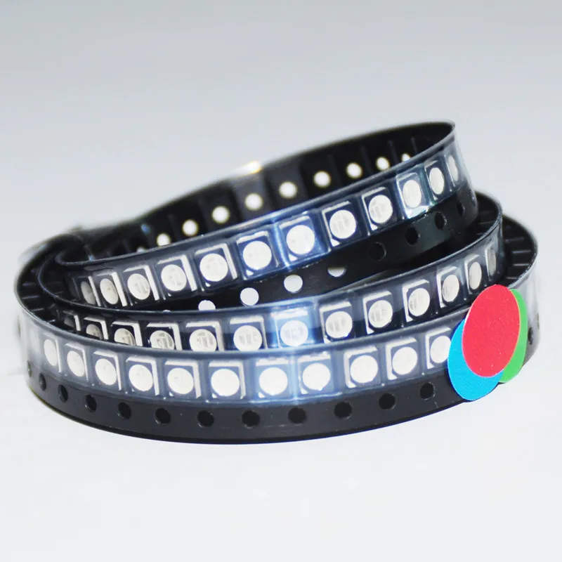 100 шт. SMD светодиодный Диод Ассорти комплект 3528 1210 RGB желтый красный зеленый белый синий УФ светодиодный 3528 SMD диод 1210 3528 SMD фиолетовый светодиодный Диод