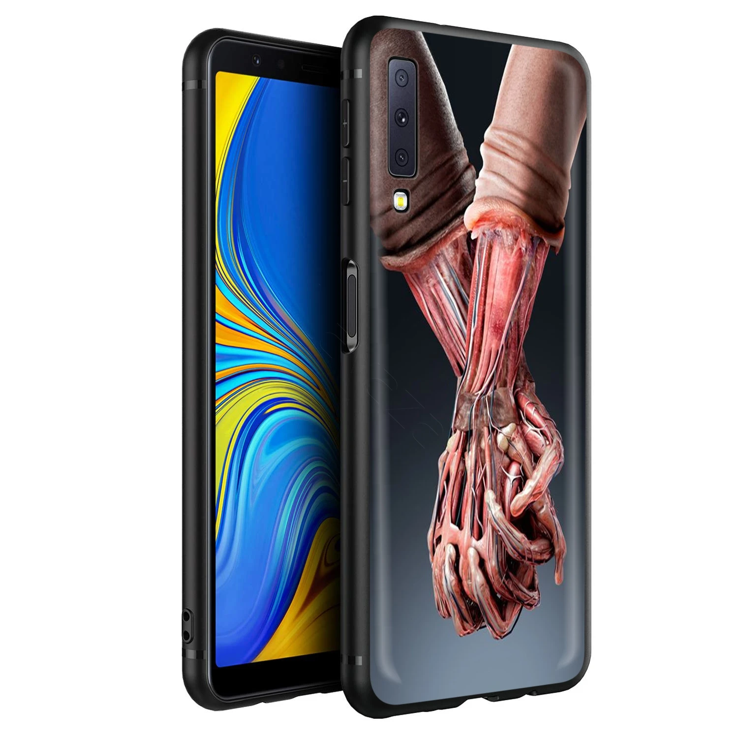 Медицинский чехол для мозга человеческих органов Samsung Galaxy S20 S10 S9 S8 S7 S6 Plus Note 9 8 M30 M20