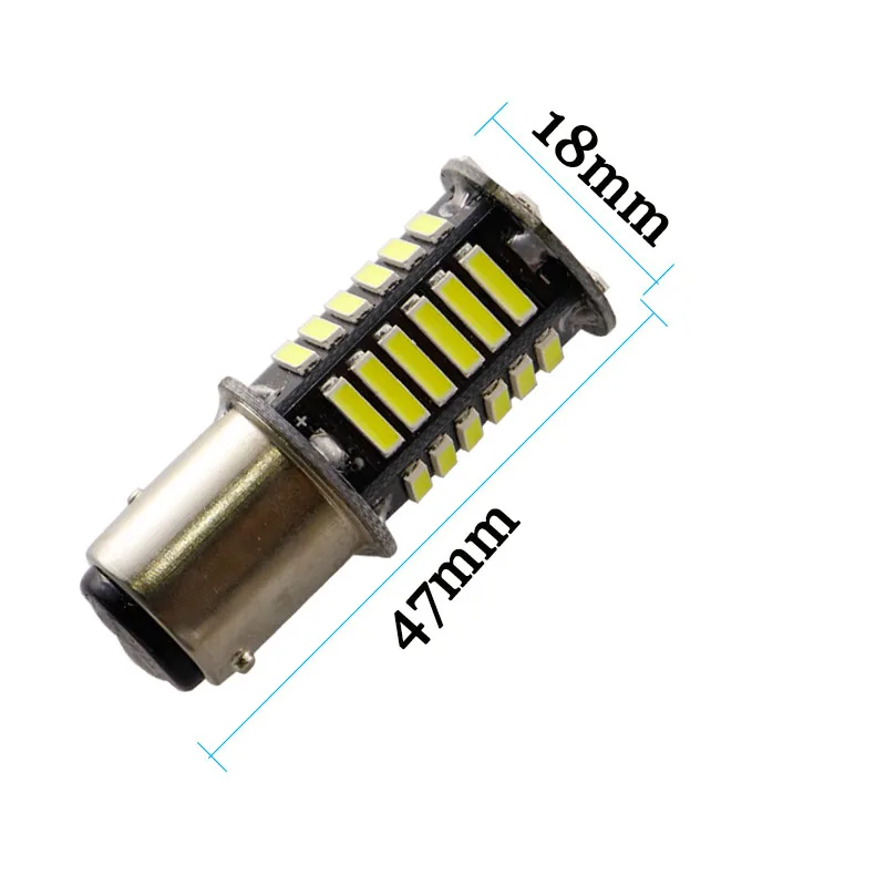 30 шт. S25 1157 BAY15D P21/5 Вт 36 SMD 7020 светодиодный 1156 BA15S BAU15S автомобильный резервный