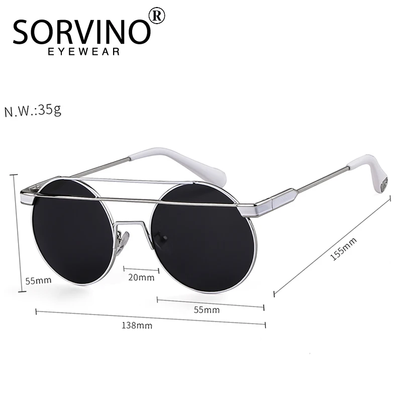 SORVINO, винтажные, брендовые, разноцветные, круглые солнцезащитные очки, для женщин, дизайнерские, Ретро стиль, крутые, блестящие, зеркальные, тонкие, круглые, 80 s, солнцезащитные очки, оттенки, SP51