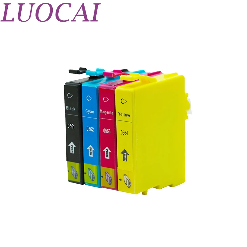 Картридж для принтера Epson T0561 T0562 T0563 T0564 t0561 t0562 t0563 Stylus Photo RX430 R250 RX530|Чернильные