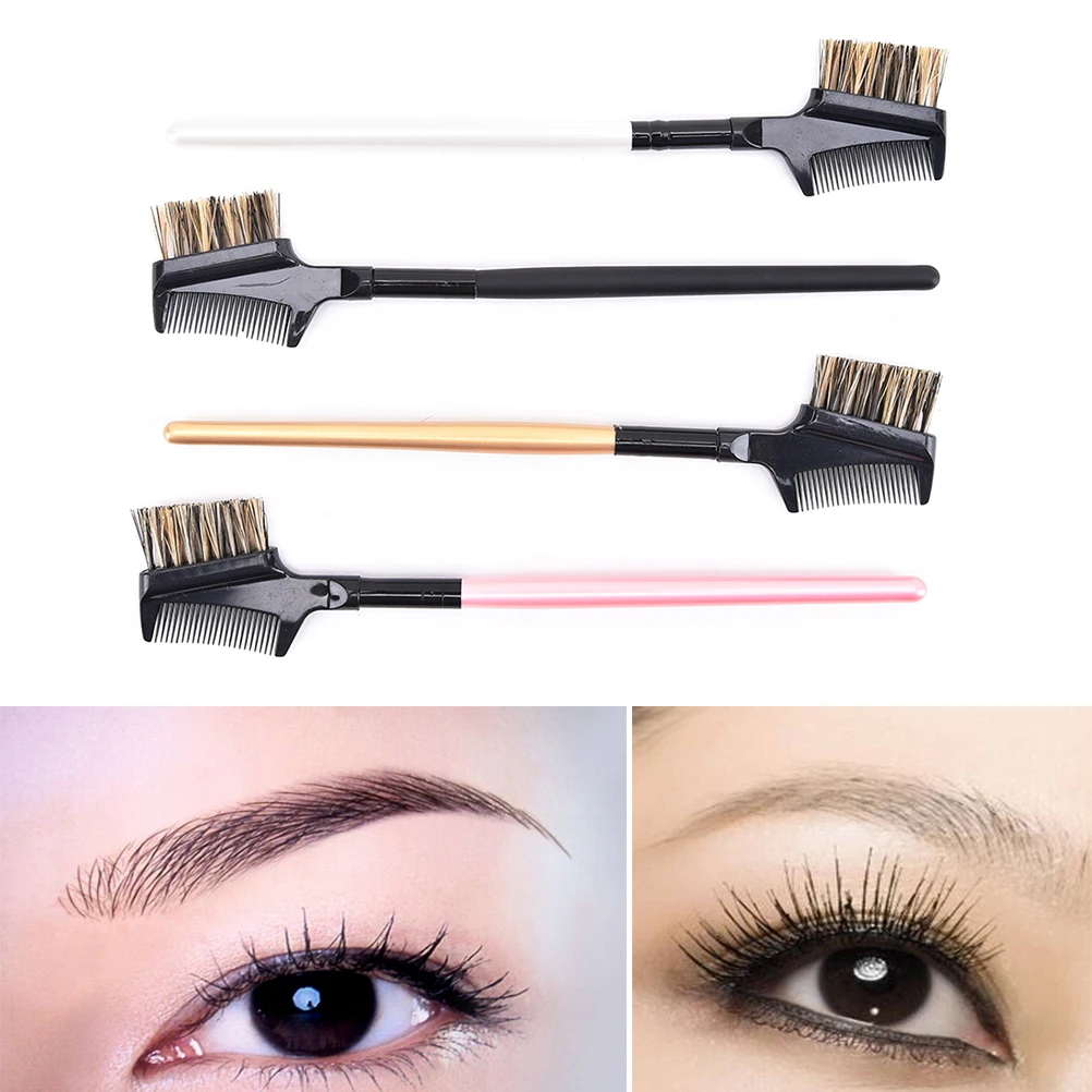 

Eyebrow Brush Close-packed Eyebrow Comb Eyelash Extension Beauty Supplies Brow Brush Lash Comb Makeup Tool