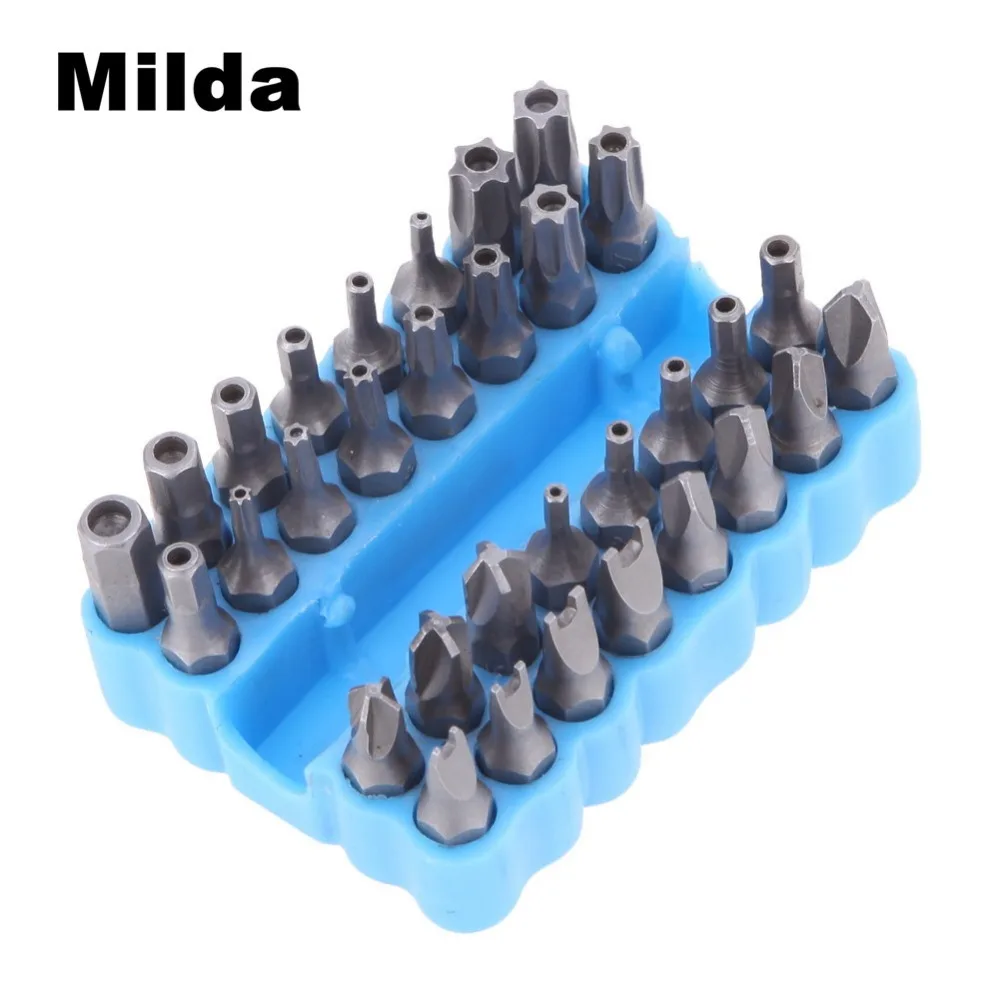 Milda 33 шт. Торк звездообразная Шестигранная звезда ключ три крыла электрическая