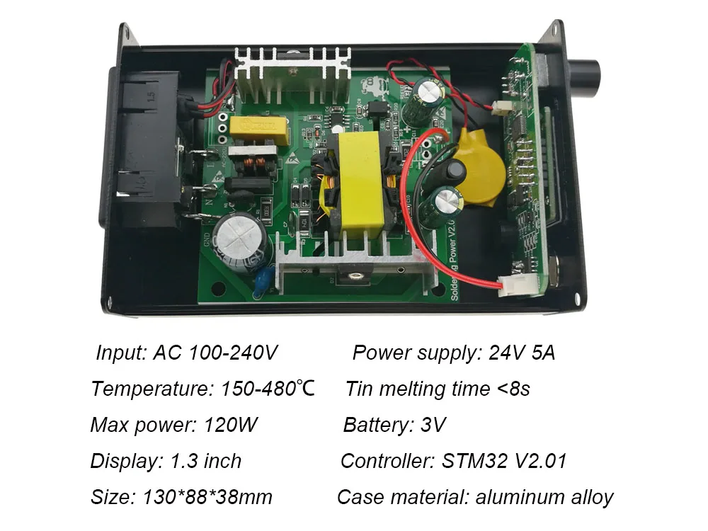 KSGER T12 паяльник станция мини STM32 OLED V2.01 DIY наборы FX9501 электрические инструменты ручка из алюминиевого сплава сварочные наконечники