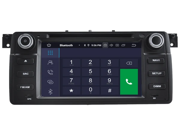 Quad Core Android 9 0 Автомобильный DVD плеер для BMW M3 (1998 2005)/E46 2005) мультимедийный Авто
