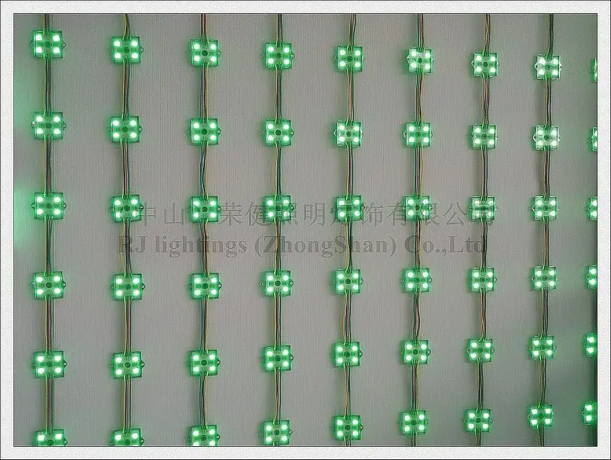 5050 RGB светодиодный модуль водонепроницаемый светодиодный пиксельный модульный светильник SMD5050 DC12V 4 светодиодный