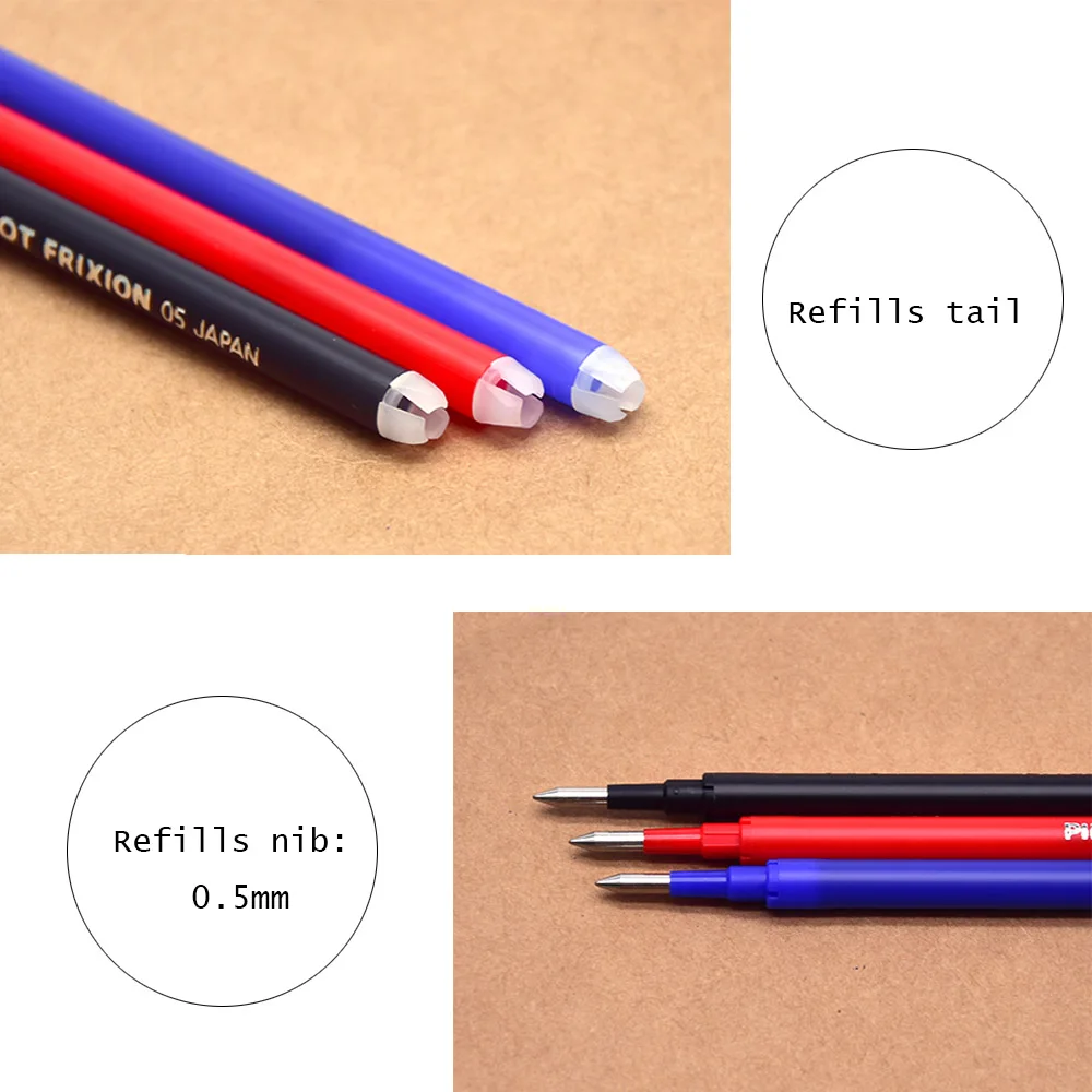CCCAGYA Japan Pilot Pen LFB 20EF стираемая ручка красного цвета. Черный. Синие заправки 0 5 мм