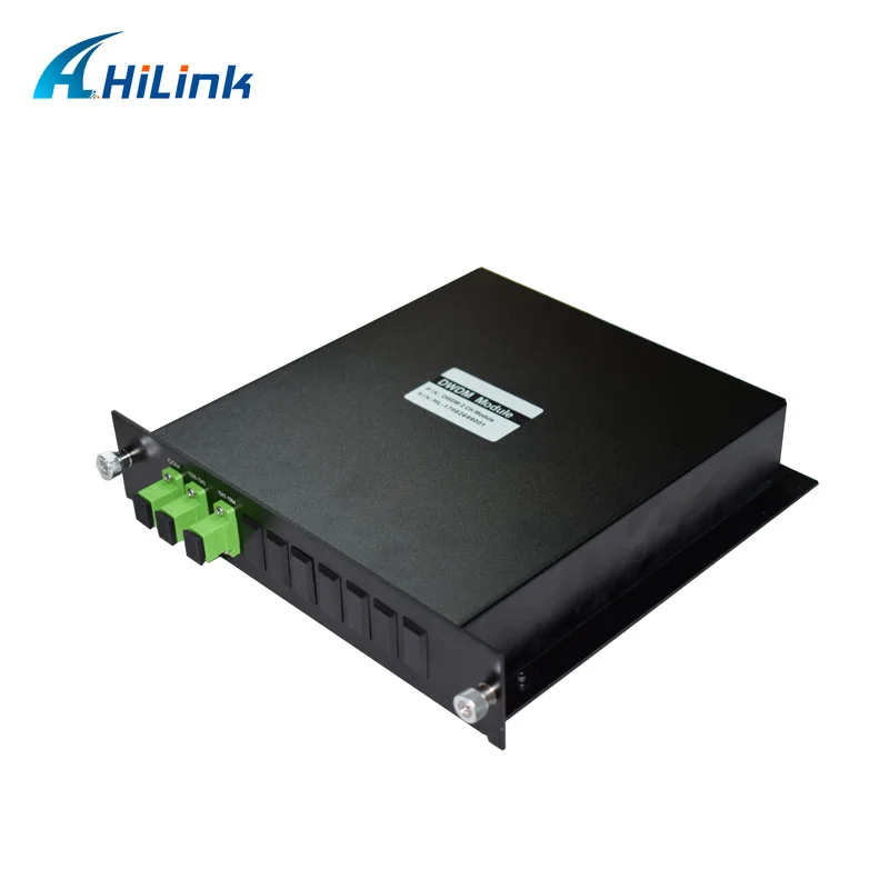 Блок LGX 2CH 100 ГГц DWDM модуль MUX/DEMUX SC/LC соединитель Одно Волокно|Оптоволоконное