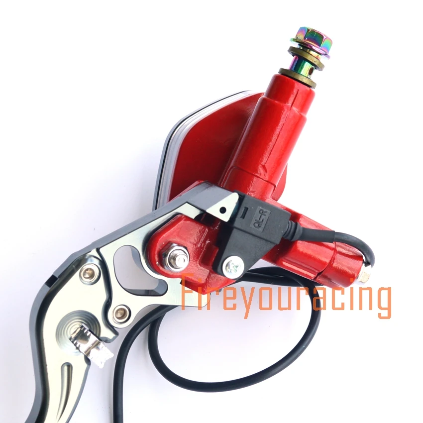 

Motorcycle Brake Pump Lever Hydraulic Clutch Master Cylinder Reservoir 14mm Piston for yamaha kawasaki suzuki honda Disc Brake