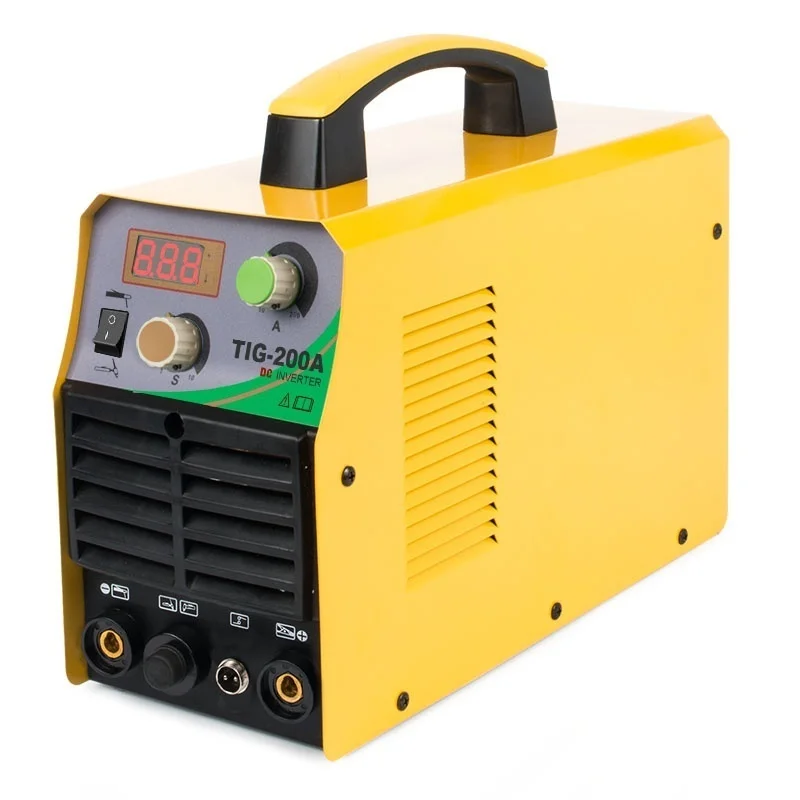 220 В TIG сварочный инвертор 200А HF Start TIG сварочный аппарат и расходные материалы и шлем