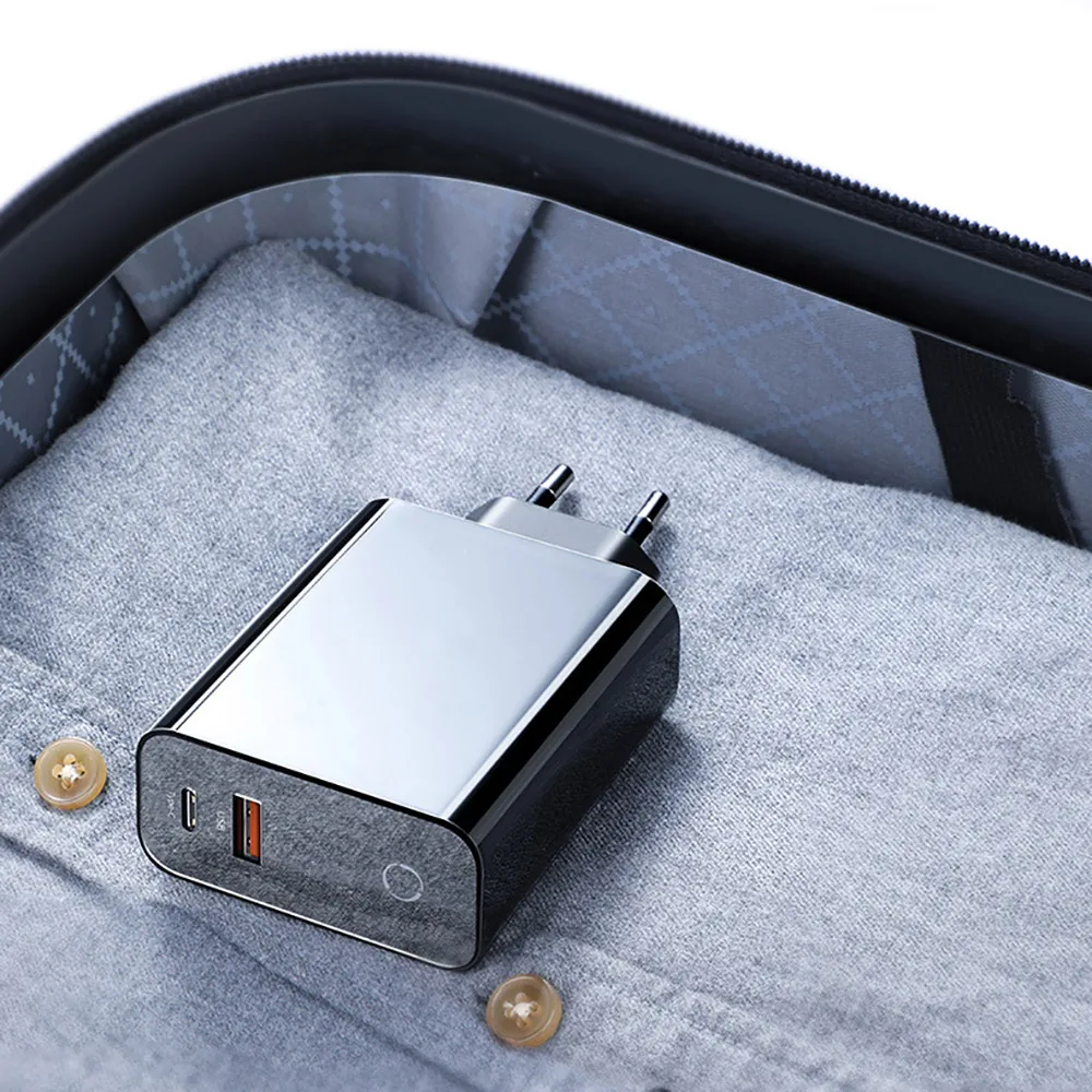 Мобильный телефон зарядное устройство Smart Power Off с цифровым дисплеем быстрая