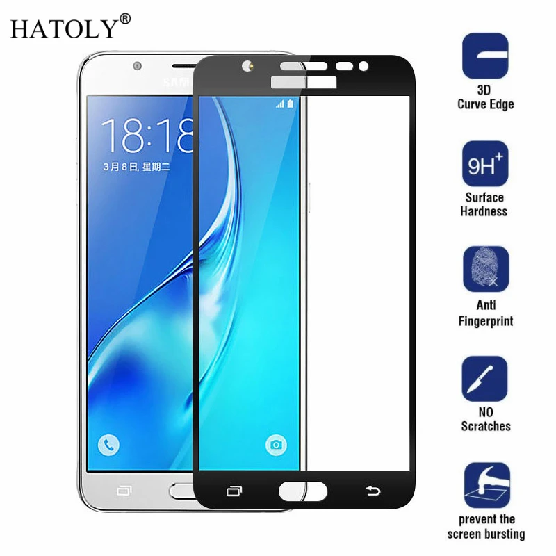 Для закаленного стекла Samsung Galaxy Grand Prime стекло полное покрытие Защитная пленка для