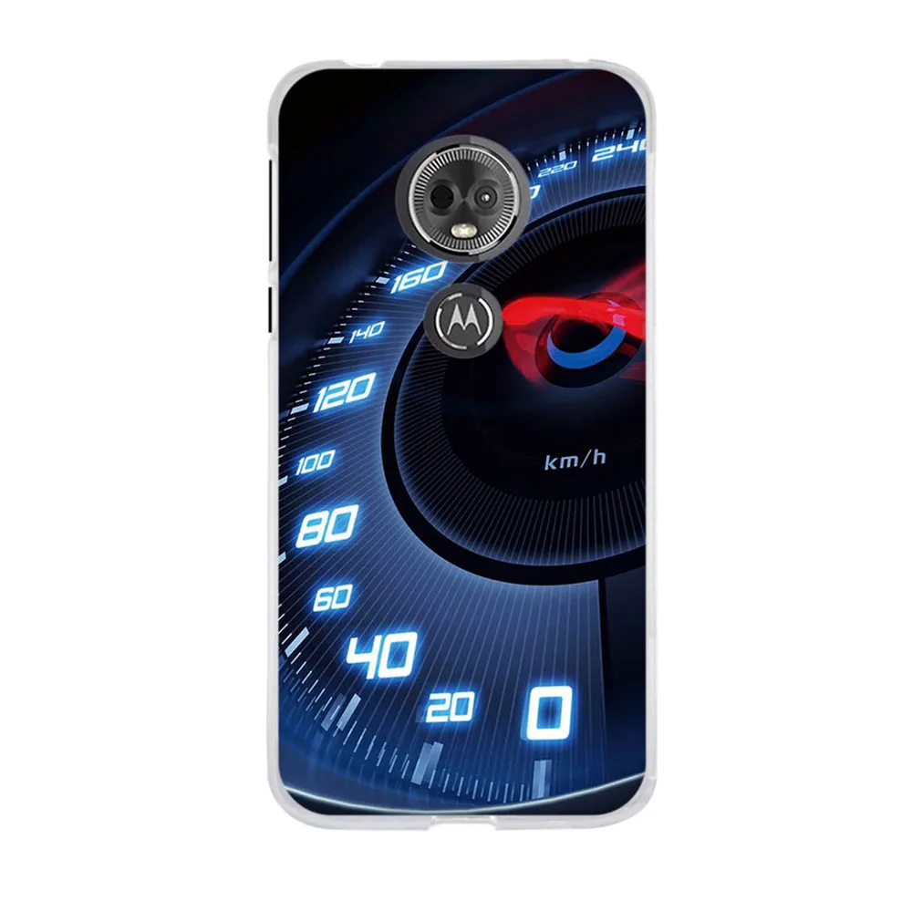 Чехол для Motorola Moto E5 E (5-е поколение)/G6 Play мягкий силиконовый чехол MOTO из ТПУ задняя