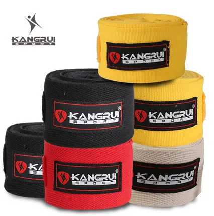 Hot sale 5cm width training fighting muay thai MMA boxing bandage hand wraps 2.5 meters length 2pcs Taekwondo Gloves Wraps |
