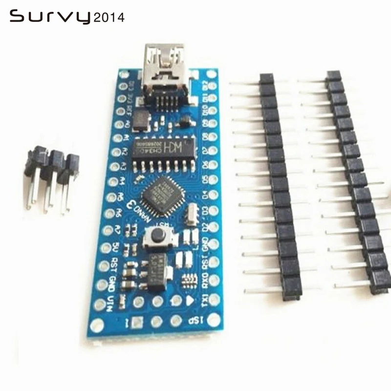 1 шт. мини USB с Загрузчиком Nano 3 0 контроллер совместимый для arduino CH340 драйвер 16 МГц