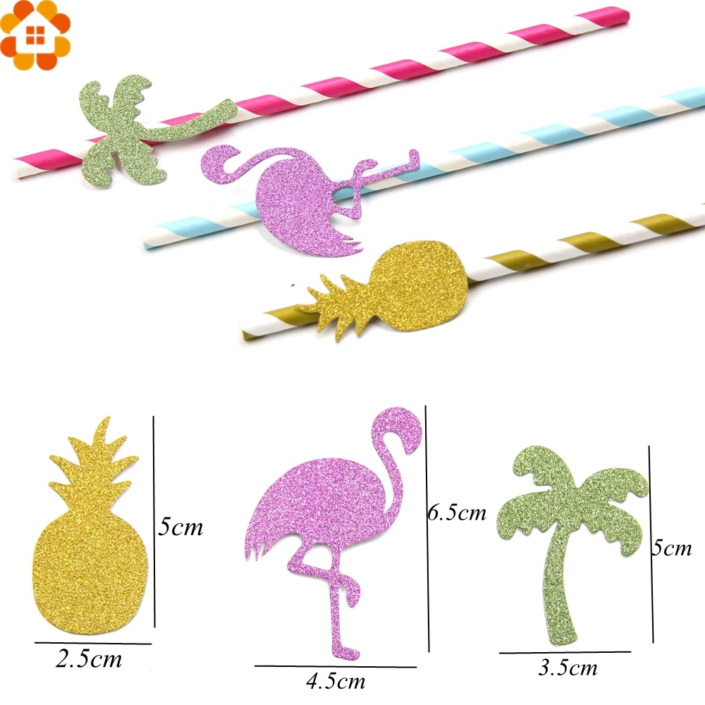 30 шт. бумажные наклейки в виде фламинго ананаса и дерева | Дом сад