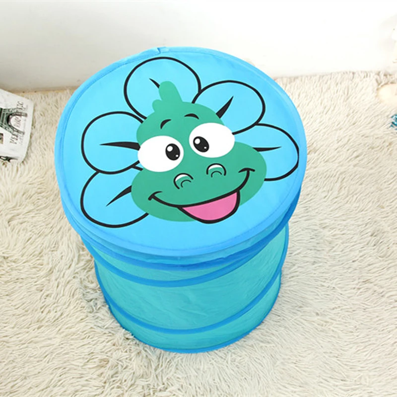 Мультяшная сетевая тканевая складная корзина для белья простая щедрость|laundry