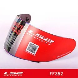 Козырек LS2 moto rcycle шлем для LS2 FF352 ff384 анфас moto шлем многоцветные стеклянные Дополнительные линзы черного и серебристого цвета - Цвет: ff352 rainbow