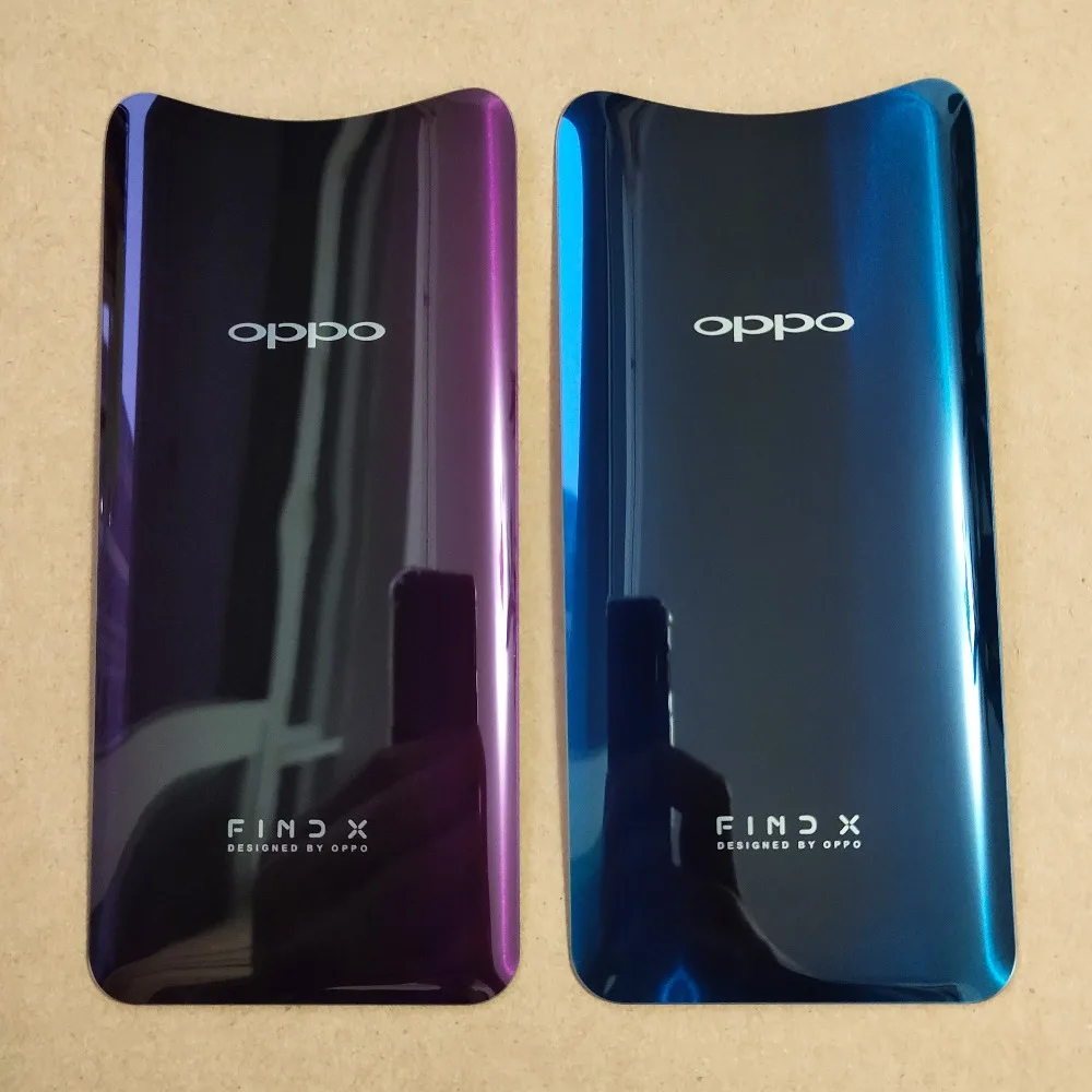 Бордо Красный/Ледяной Синий Новинка 6 42 дюйма для oppo Find X задняя крышка