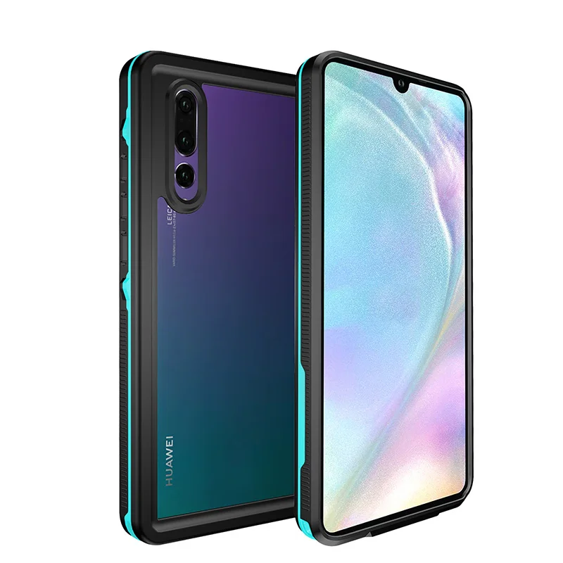 Grass Blue IP68 Водонепроницаемый чехол для huawei P20 Lite чехол P20 Pro полная защита пылезащитный чехол для дайвинга для huawei P30 Pro P30 Lite Funda - Цвет: Grass Blue