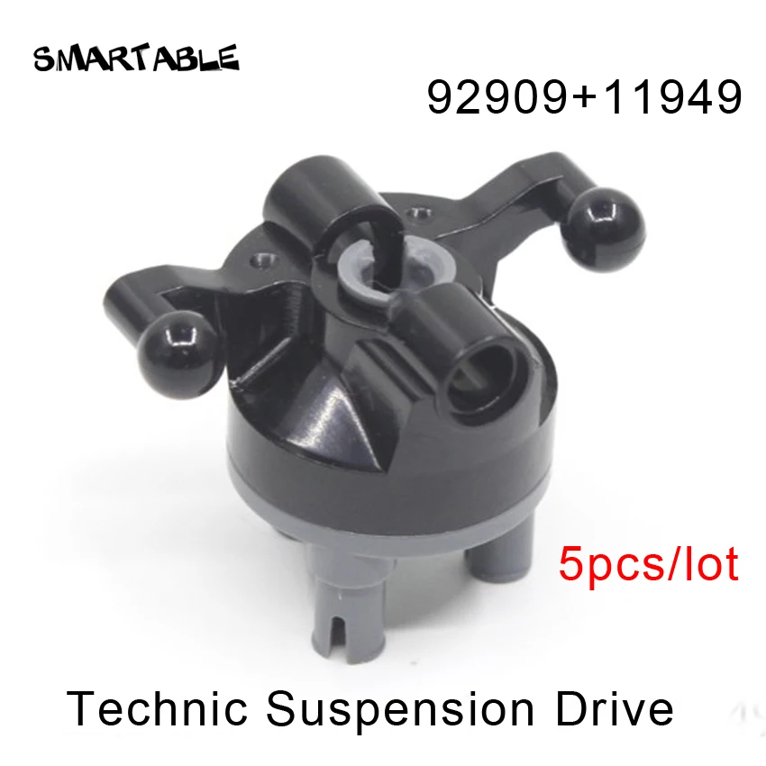 92909-11949-5pcs Smartable Technic подвеска привод комбинация строительный блок части игрушки Совместимые 11950/23801c01/35189/92908/92909 - Цвет: 92909-11949-5pcs