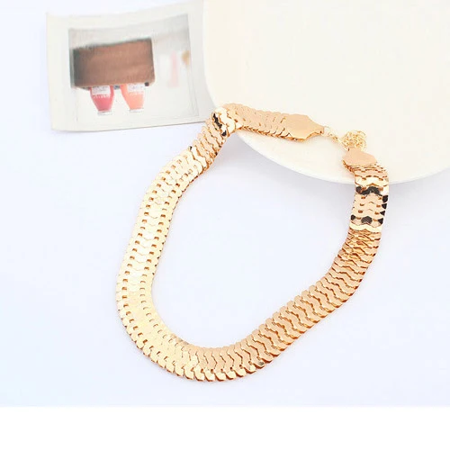 Neoglory светильник желтое золото цвет цепи колье ожерелья бренд панк старое