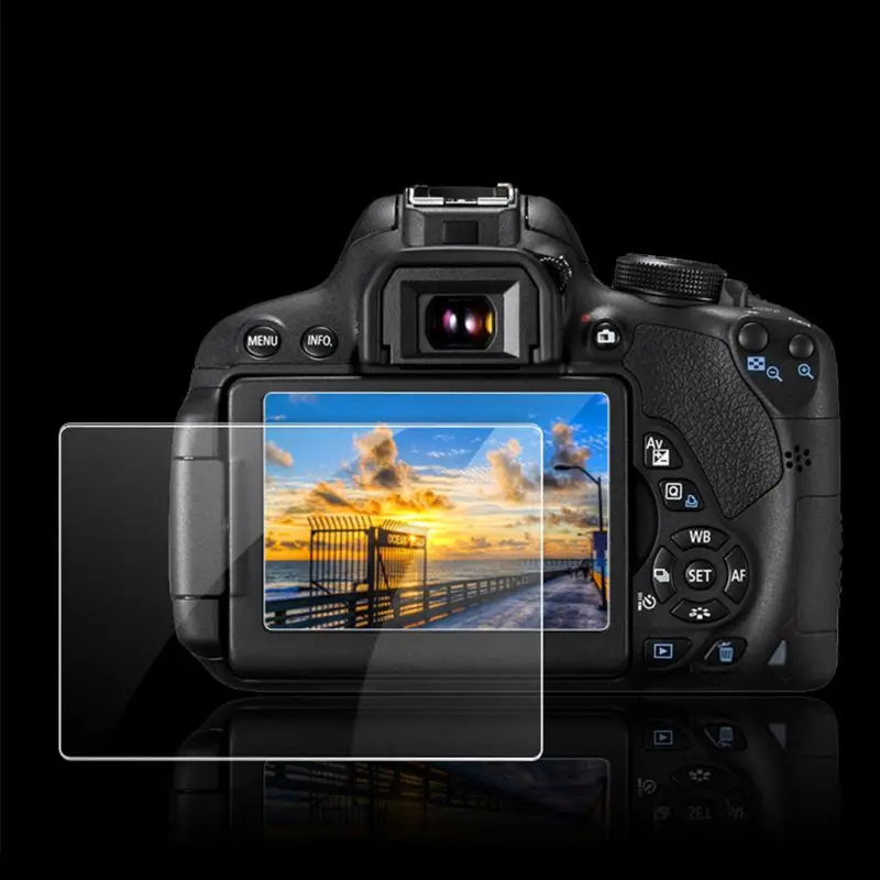 Защитная крышка для HD экрана камеры Canon EOS M3 M10 100D 9H LCD закаленное стекло|Защита