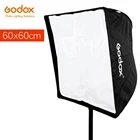 Портативный софтбокс-отражатель Godox для фотостудии, 60x60 см, 24х24in