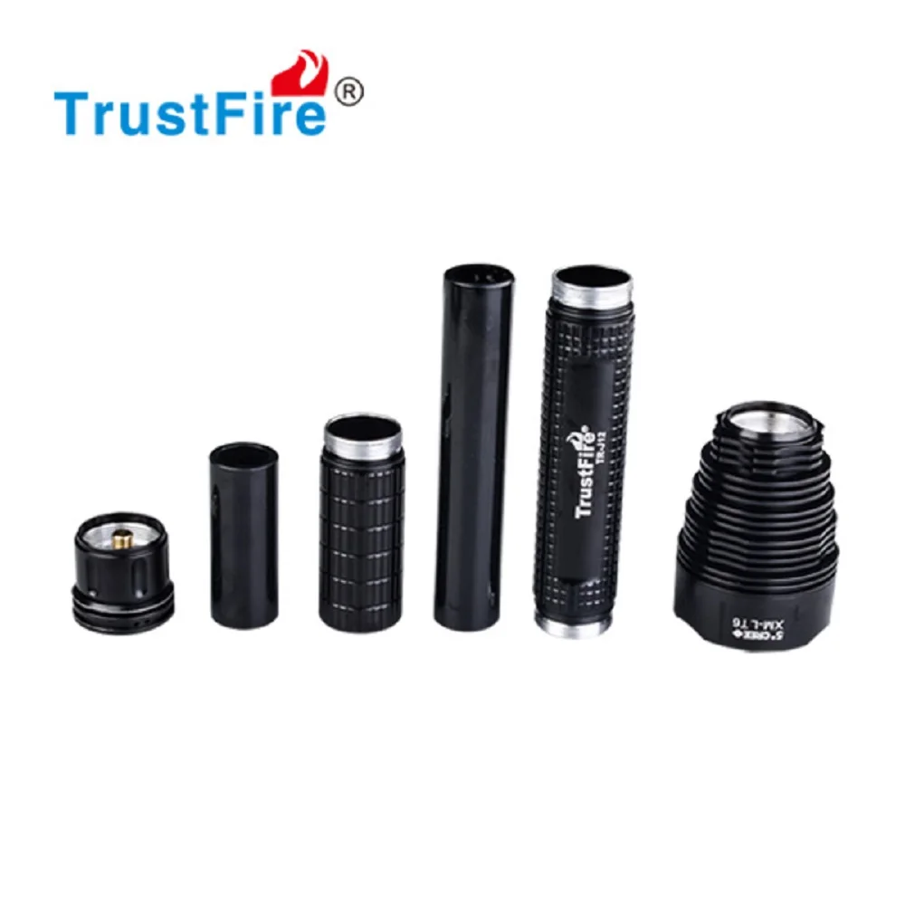 TrustFire J12 T6 светодиодный тактический фонарь 4500LM мощный с Водонепроницаемый 18650/26650