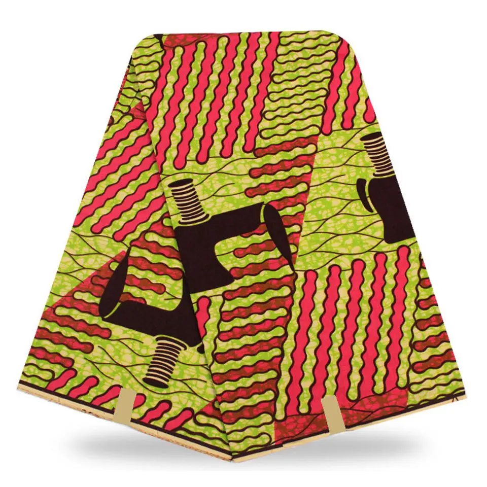 Африканский принт Анкара Ткань 6 ярдов Java воск ткань для африканская Макси одежда