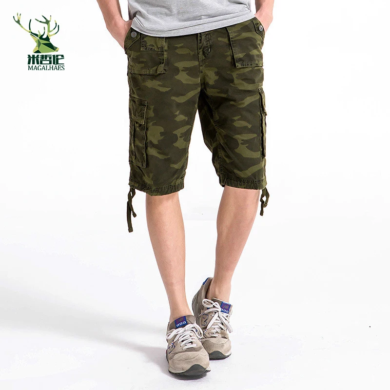 Лидер продаж мужские повседневные шорты с несколькими карманами камуфляжные