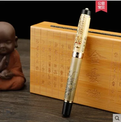 Jinhao древний серый китайский Восточный Дракон авторучка с оригинальной коробкой